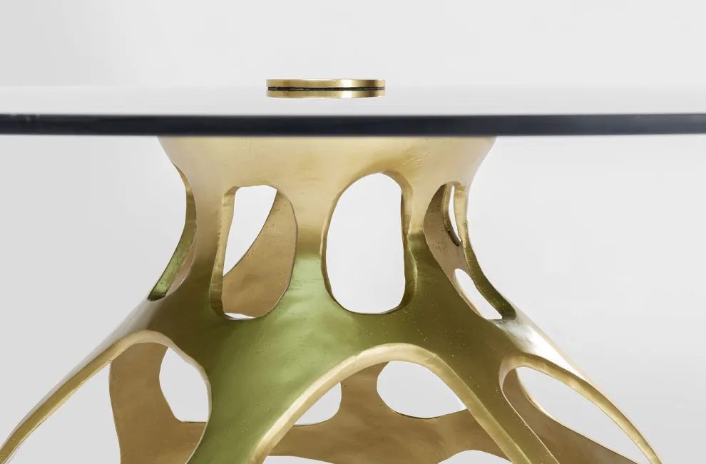 Tafel Volcano Goud Ø120cm