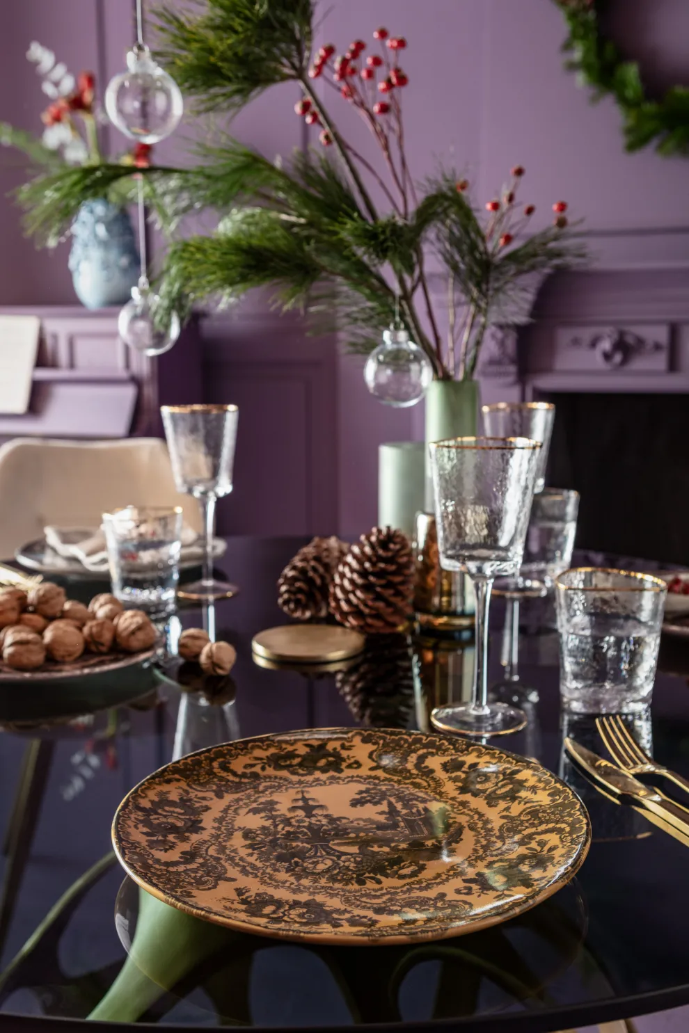 Tafel Volcano Goud Ø120cm