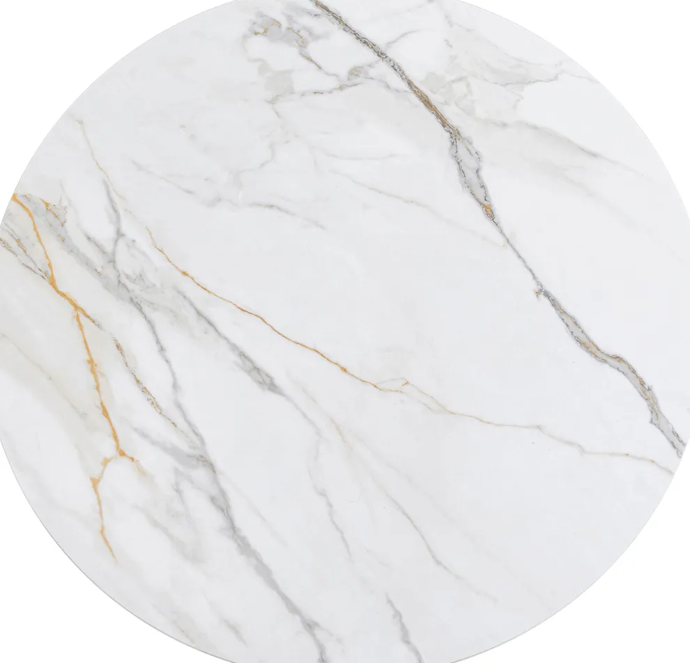 Tafelblad Invitation Round Ceramic White 120cm