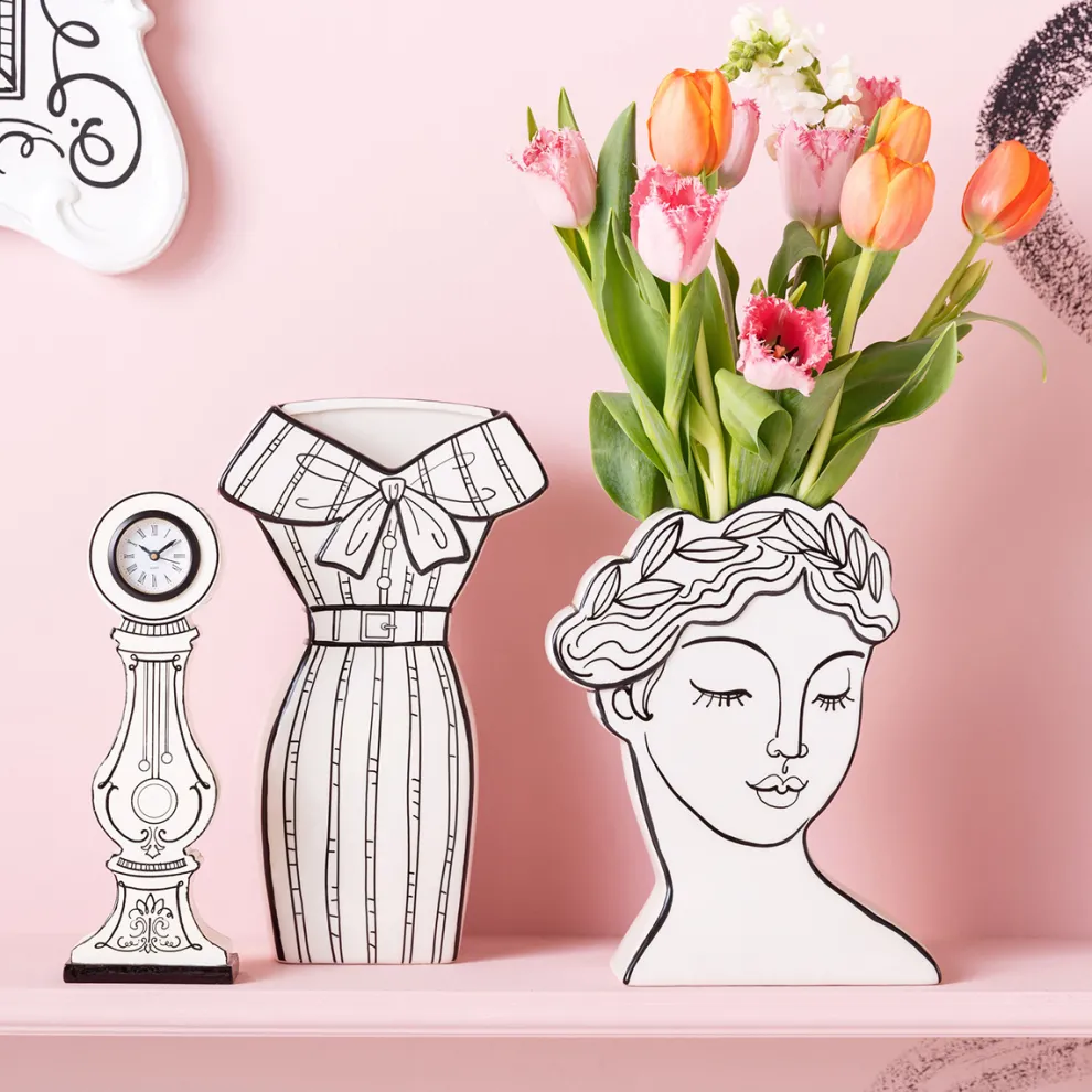 Tafelklok Favola 9x26cm