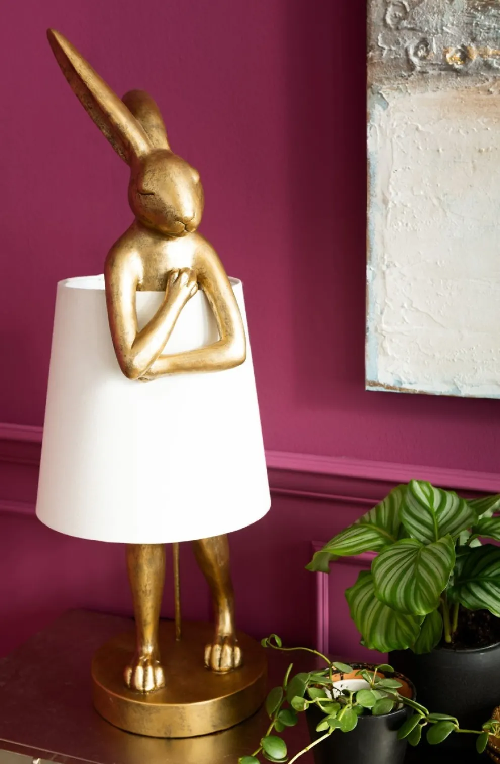 Tafellamp Animal Konijn Goud 88cm