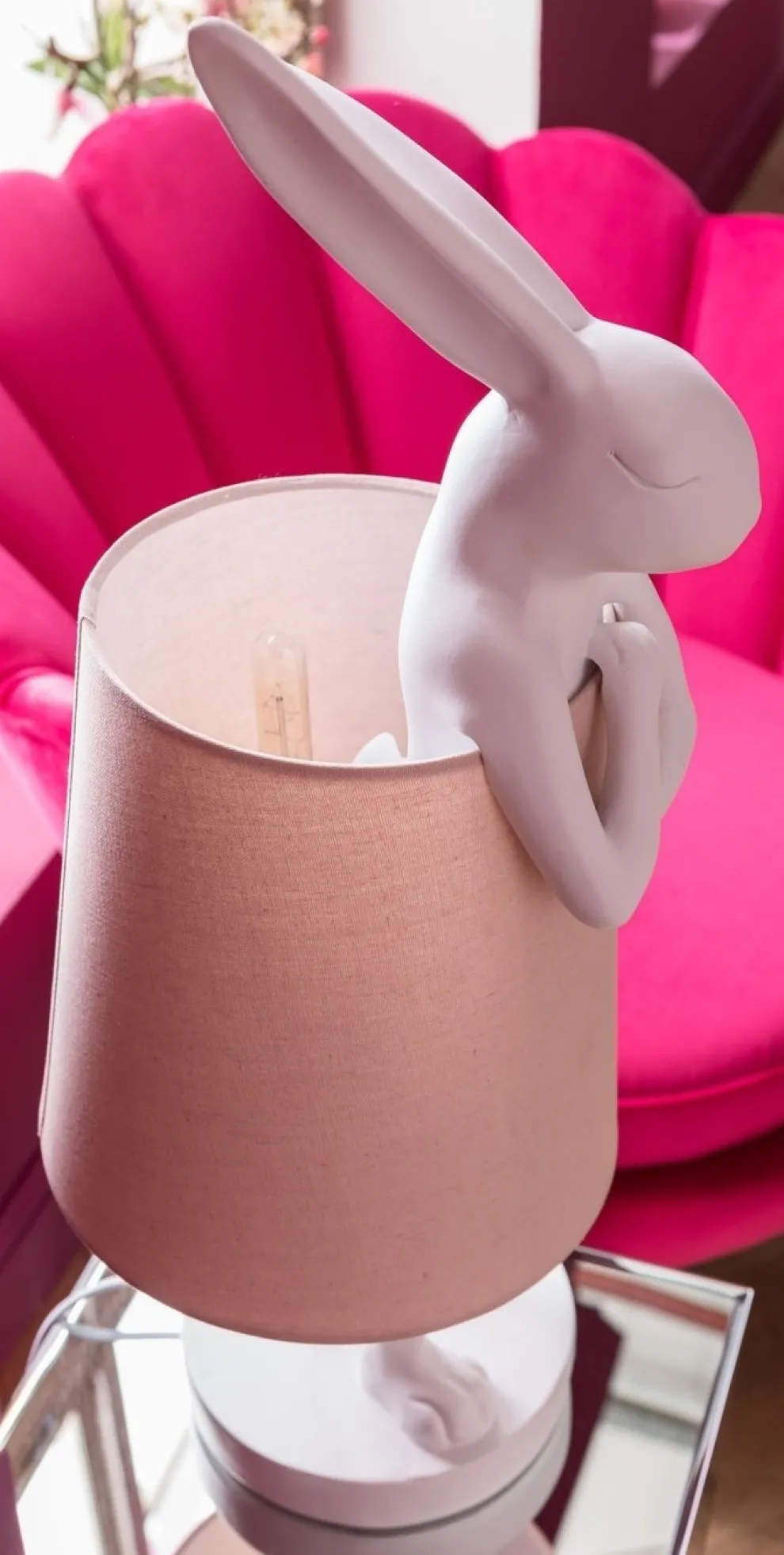 Tafellamp Animal Konijn Wit 68cm