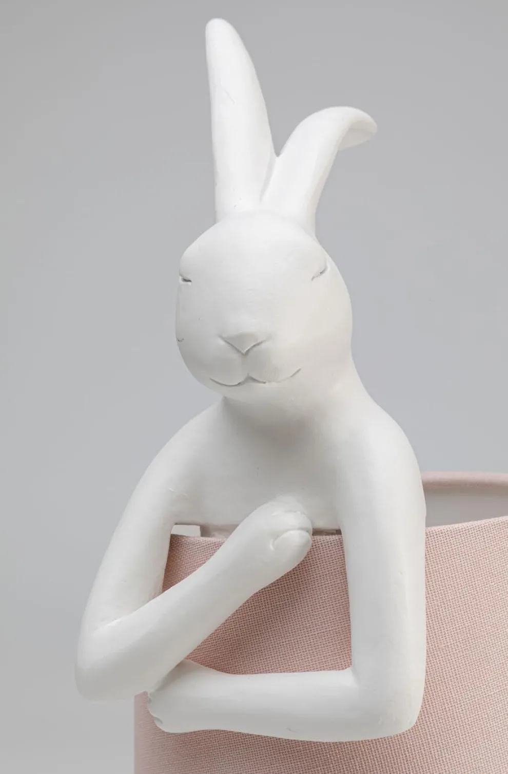 Tafellamp Animal Rabbit White/Rose 50cm