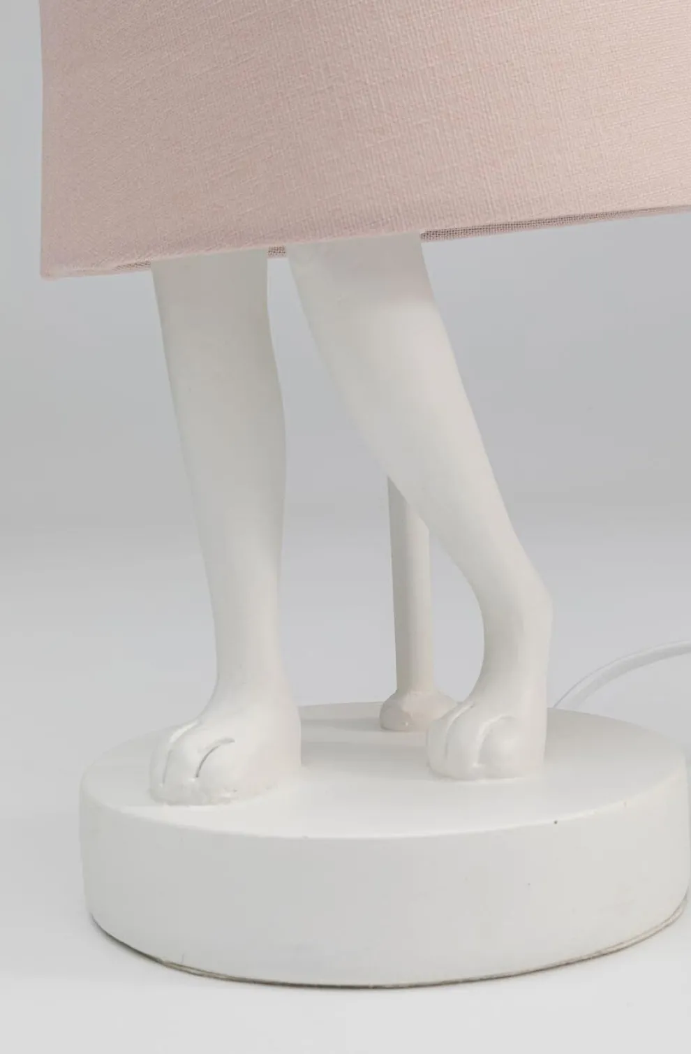 Tafellamp Animal Rabbit White/Rose 50cm