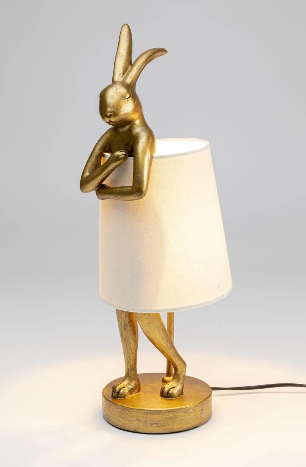Tafellamp Animal Rabbit Gold/White 50cm