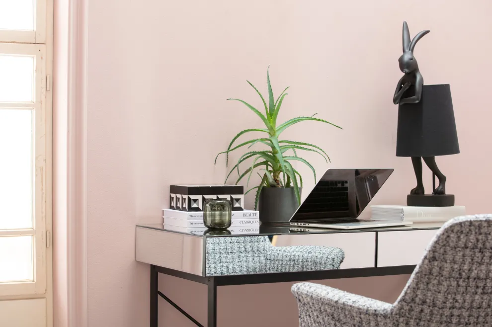 Tafellamp Animal Rabbit Matt Black 68cm