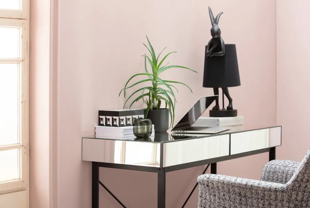 Tafellamp Animal Rabbit Matt Black 68cm