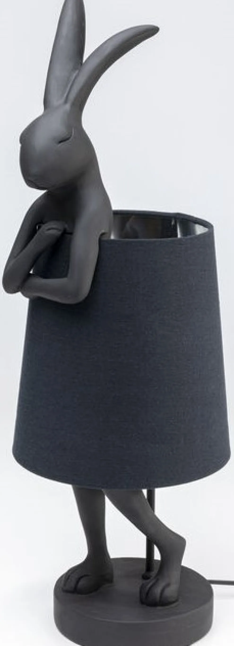 Tafellamp Animal Rabbit Matt Black 68cm