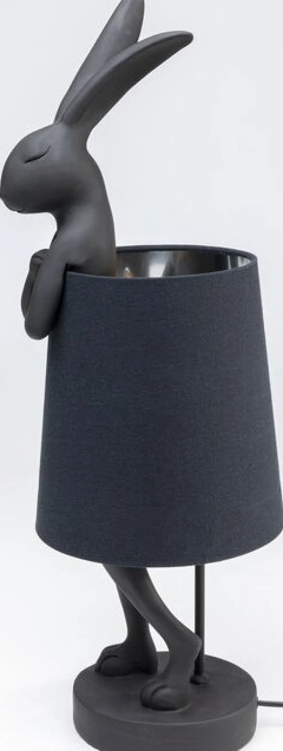 Tafellamp Animal Rabbit Matt Black 68cm