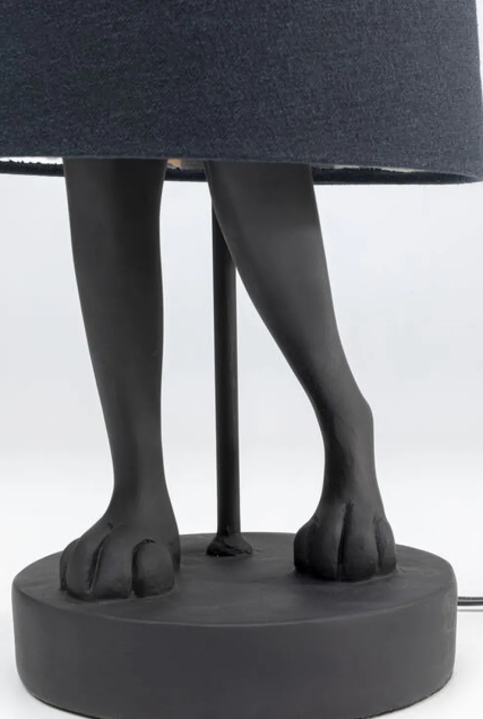 Tafellamp Animal Rabbit Matt Black 68cm