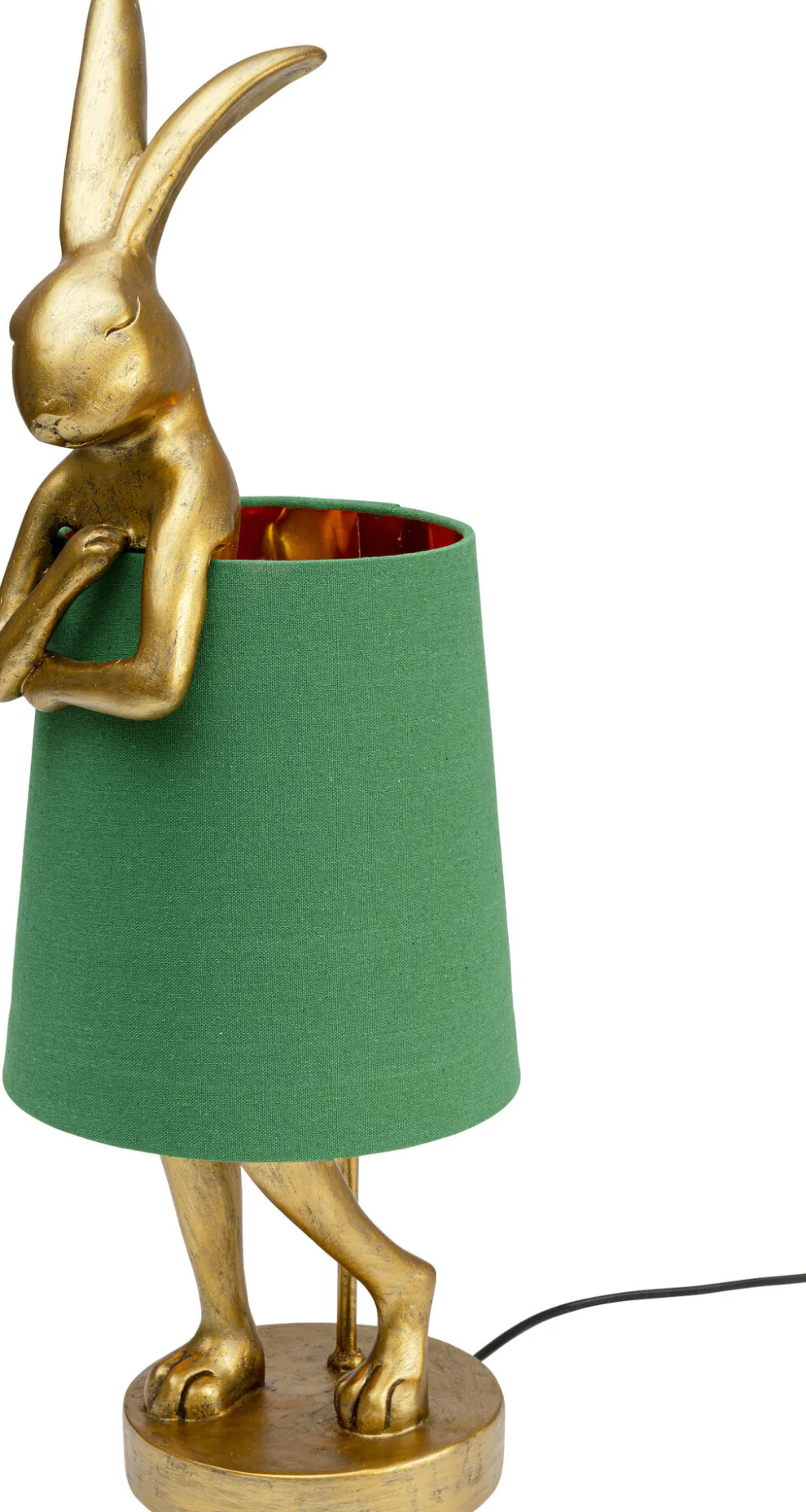 Tafellamp Animal Rabbit Gold/Green 68cm