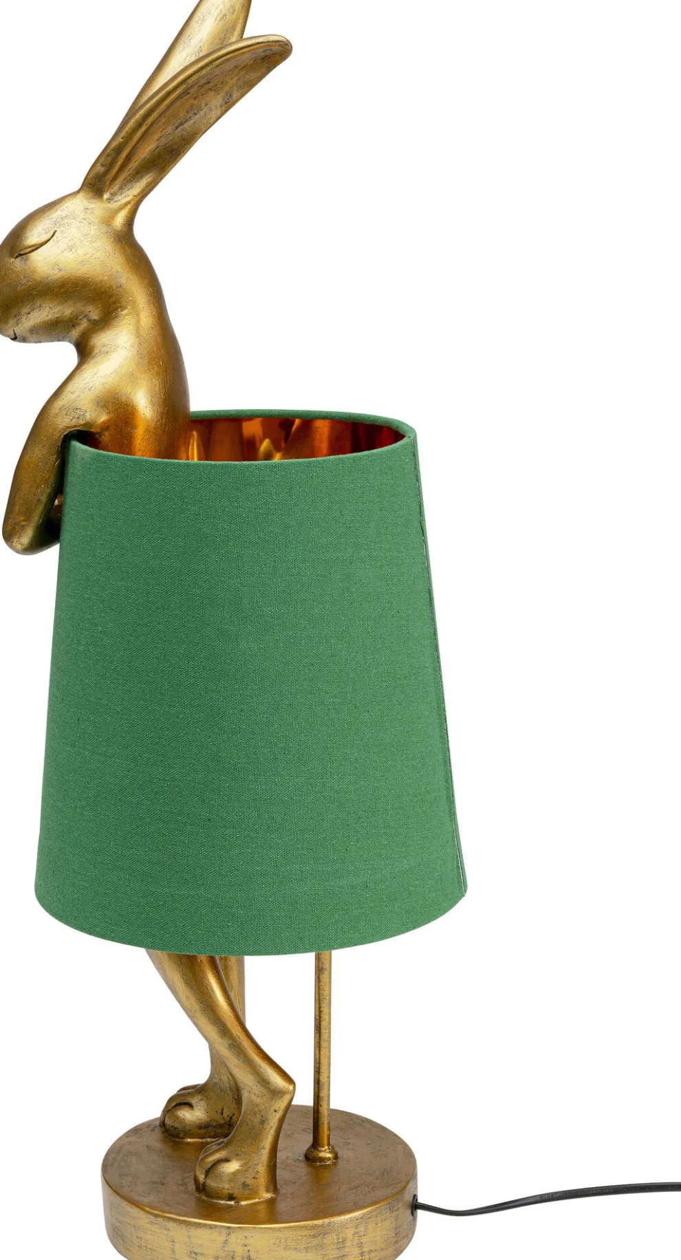 Tafellamp Animal Rabbit Gold/Green 68cm