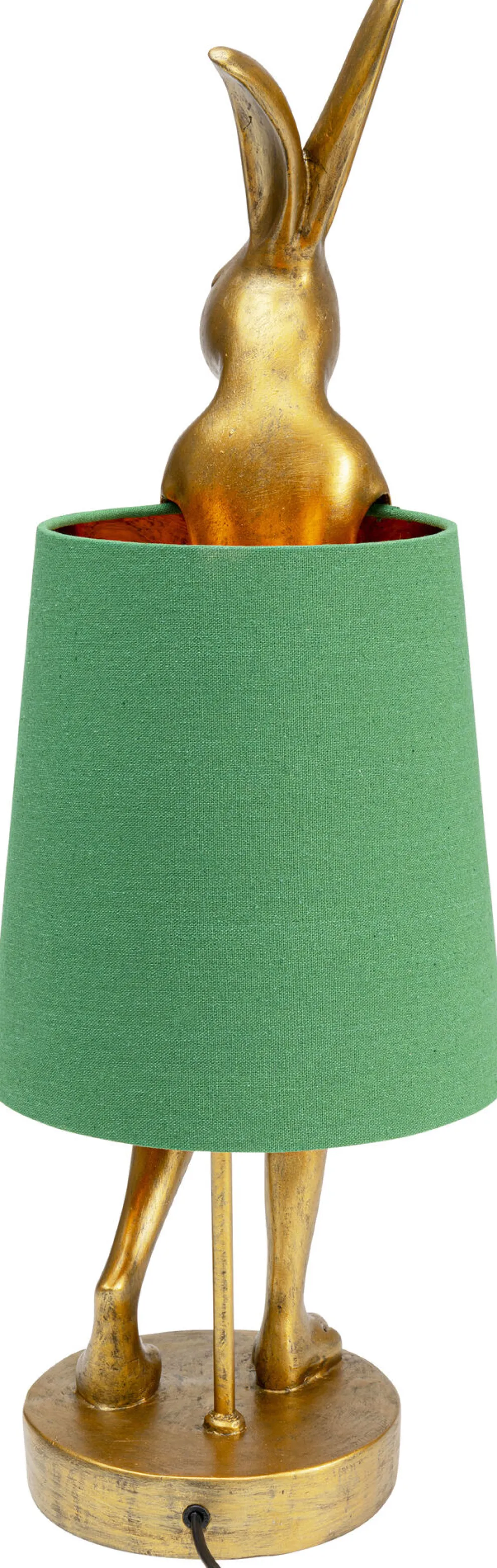 Tafellamp Animal Rabbit Gold/Green 68cm