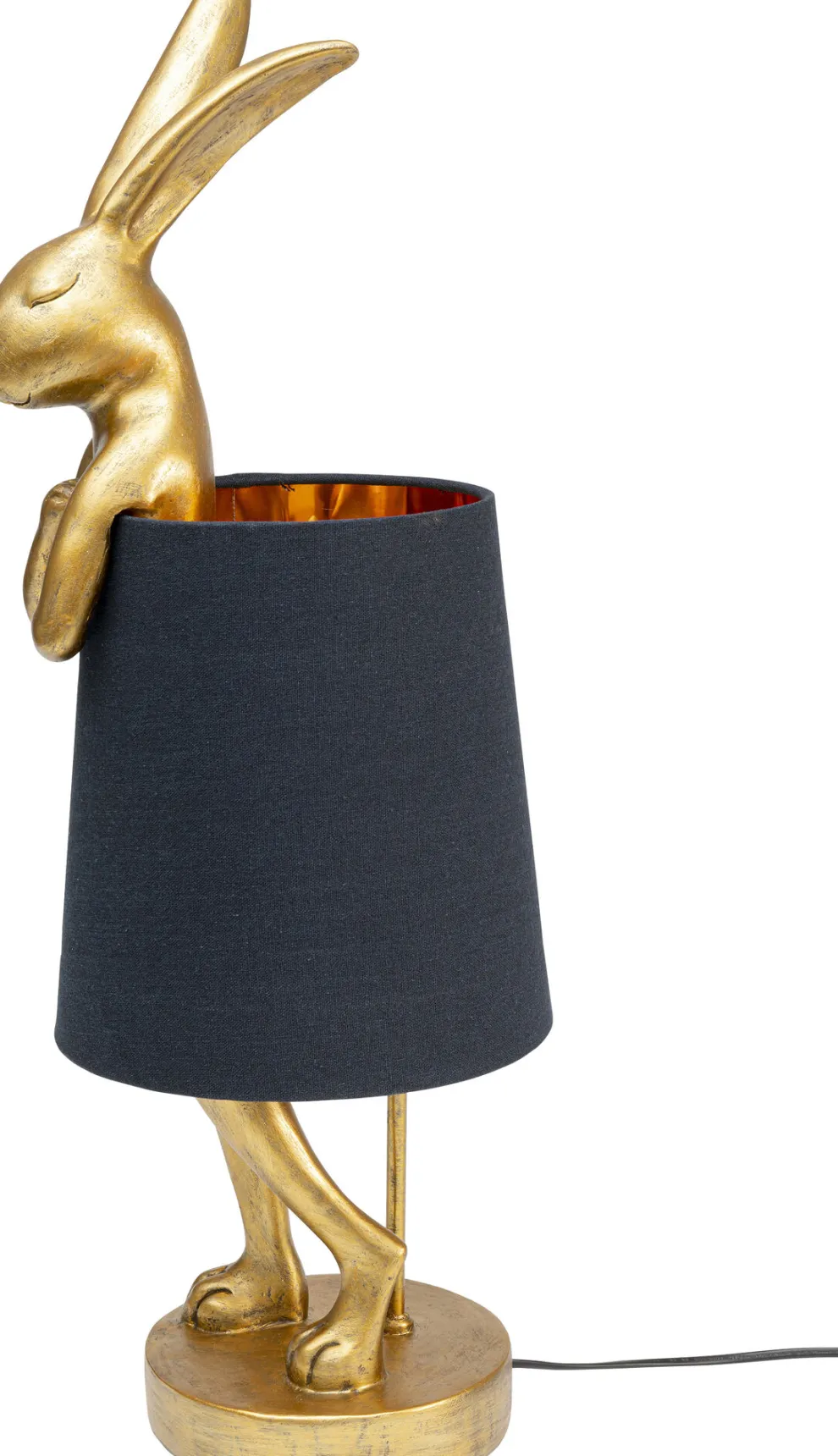 Tafellamp Animal Rabbit Gold/Black 68cm
