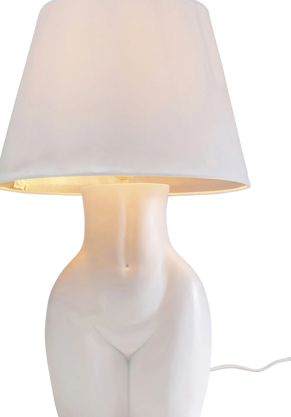 Tafellamp Donna White 48cm