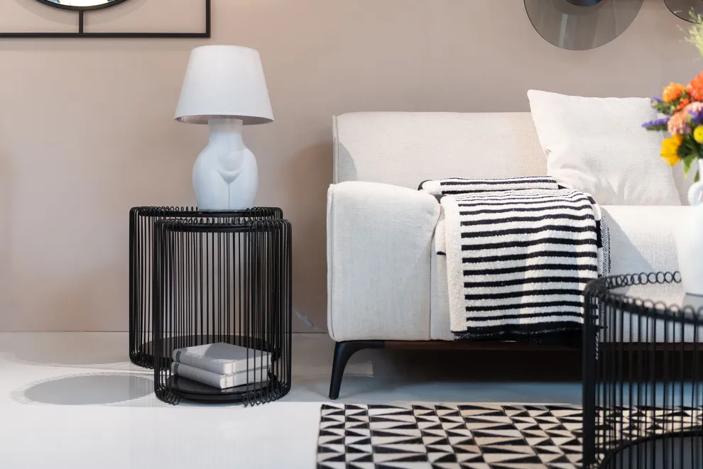 Tafellamp Donna White 48cm