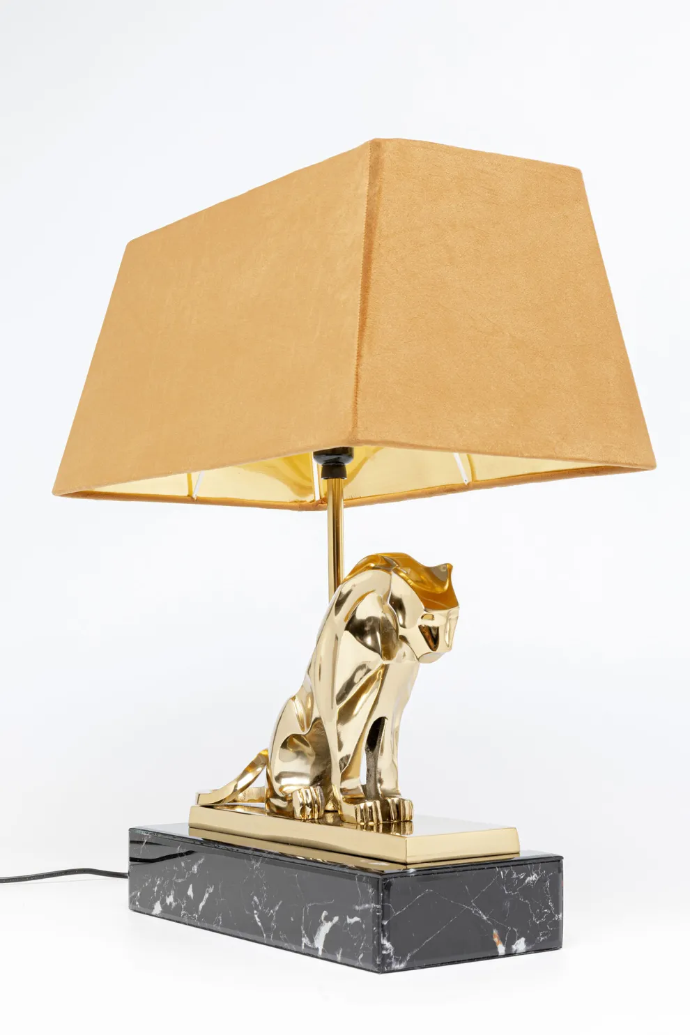 Tafellamp Geometric Leopard Brown 36cm