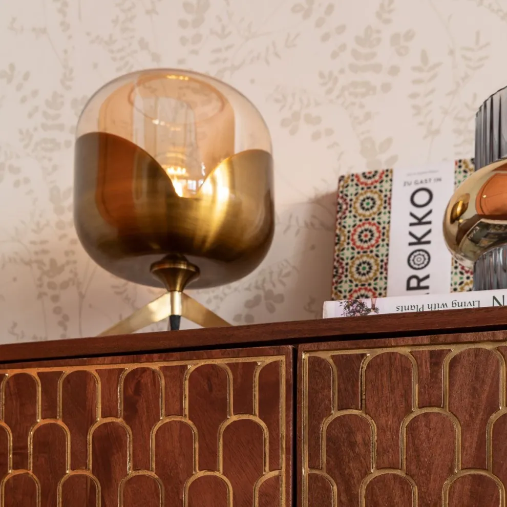 Tafellamp Golden Goblet Ball