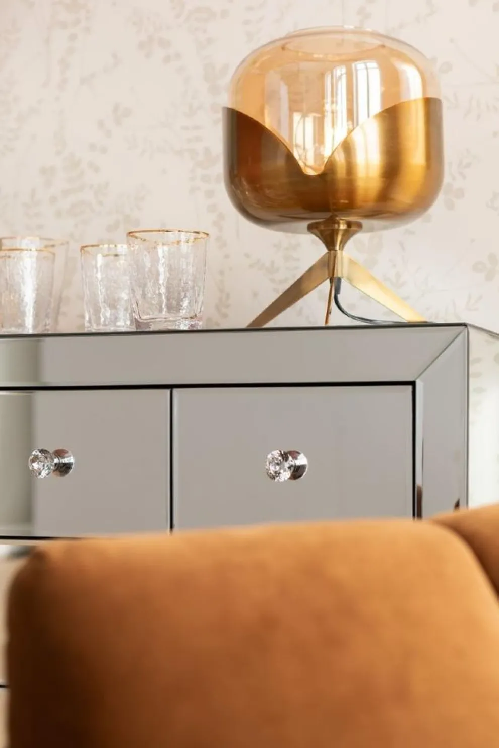 Tafellamp Golden Goblet Ball