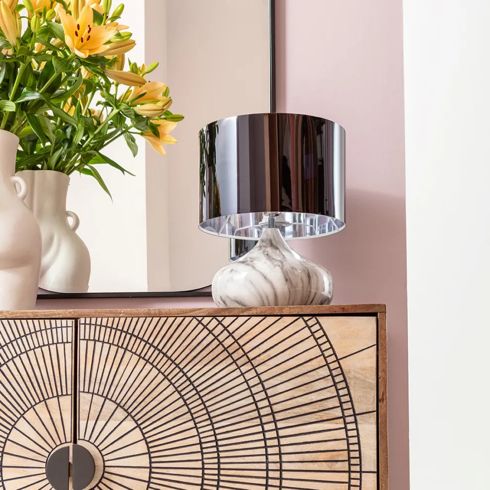 Tafellamp Mamo Deluxe White 38cm