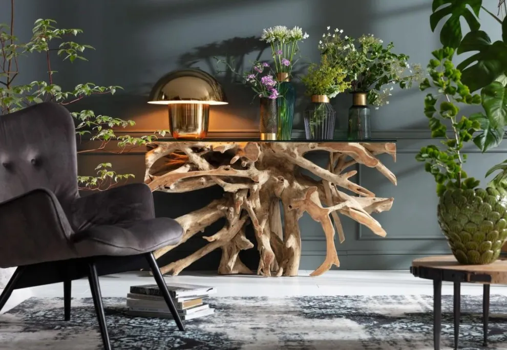 Tafellamp Mushroom Messing