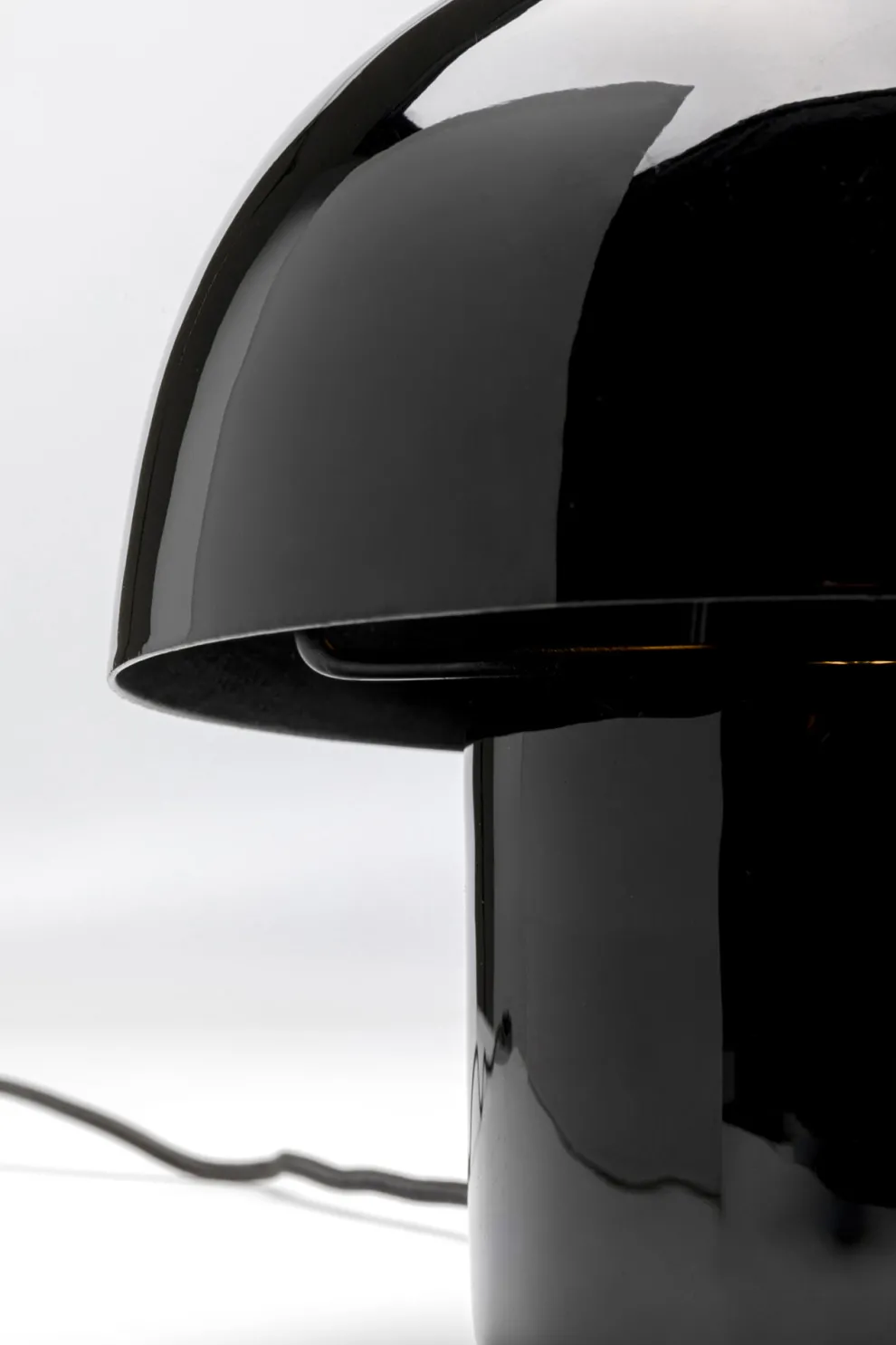 Tafellamp Mushroom Zwart 20cm