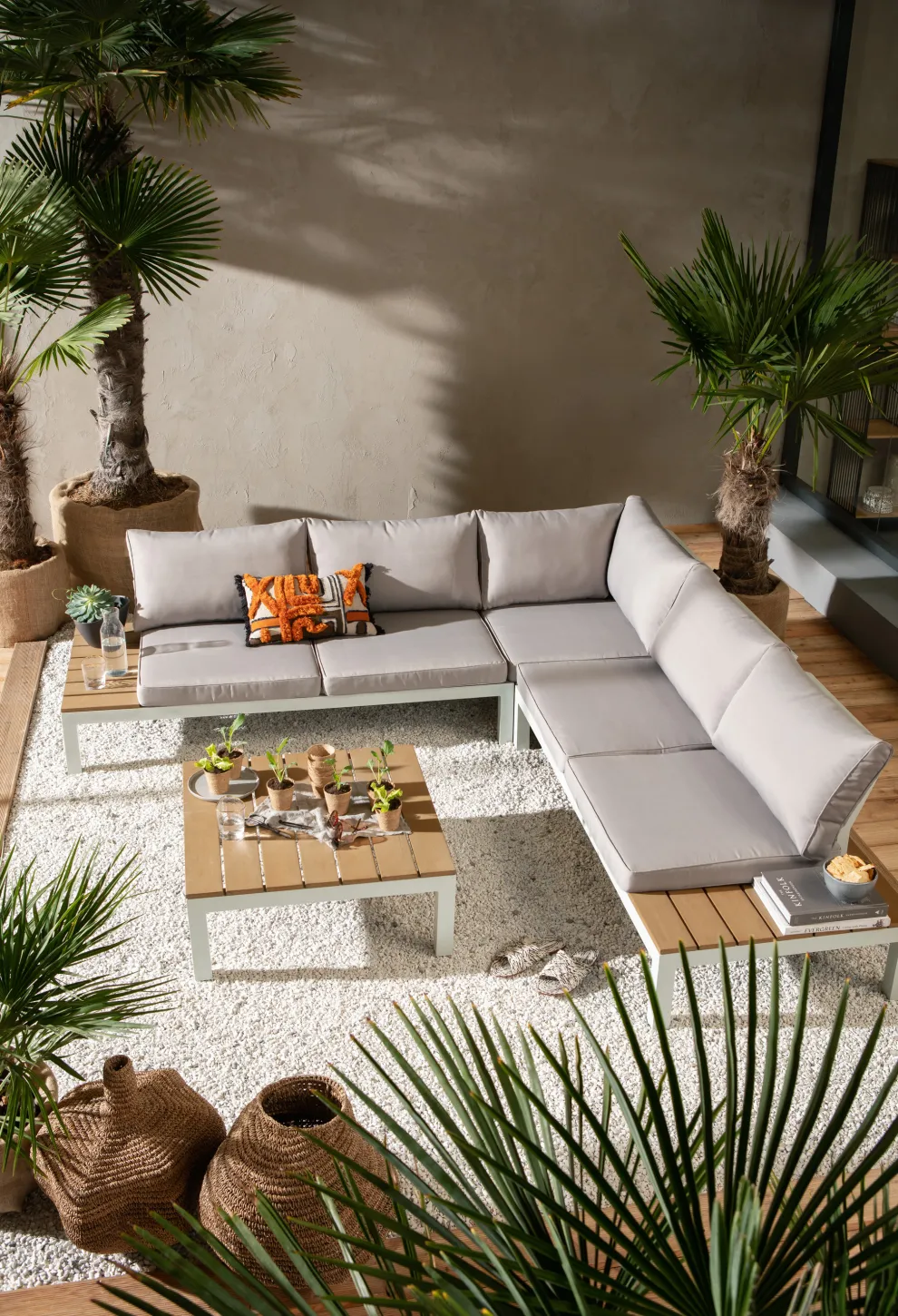 Tuinset Holiday Wit (4-delig)