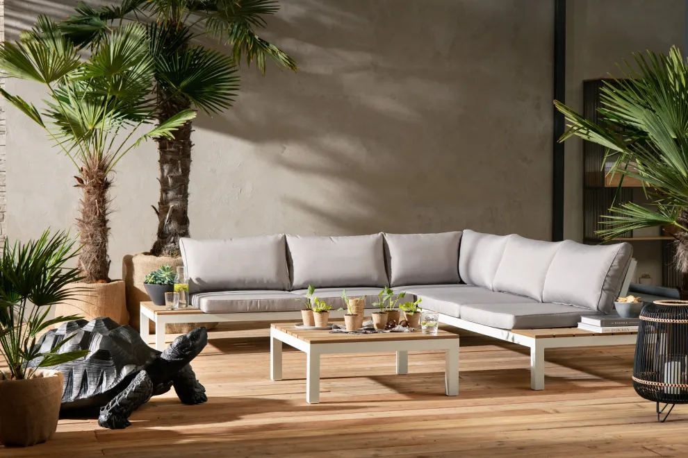 Tuinset Holiday Wit (4-delig)