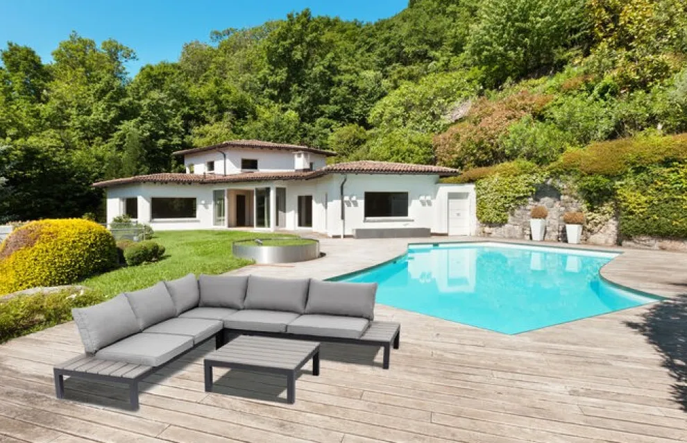 Tuinset Holiday Zwart (4-delig)