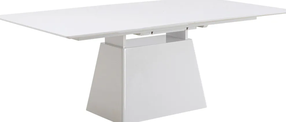 Uitschuifbare Eettafel Benvenuto White 200(50)x110cm