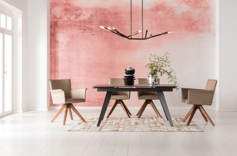 Uitschuiftafel Amsterdam Donker 160(40+40)x90cm