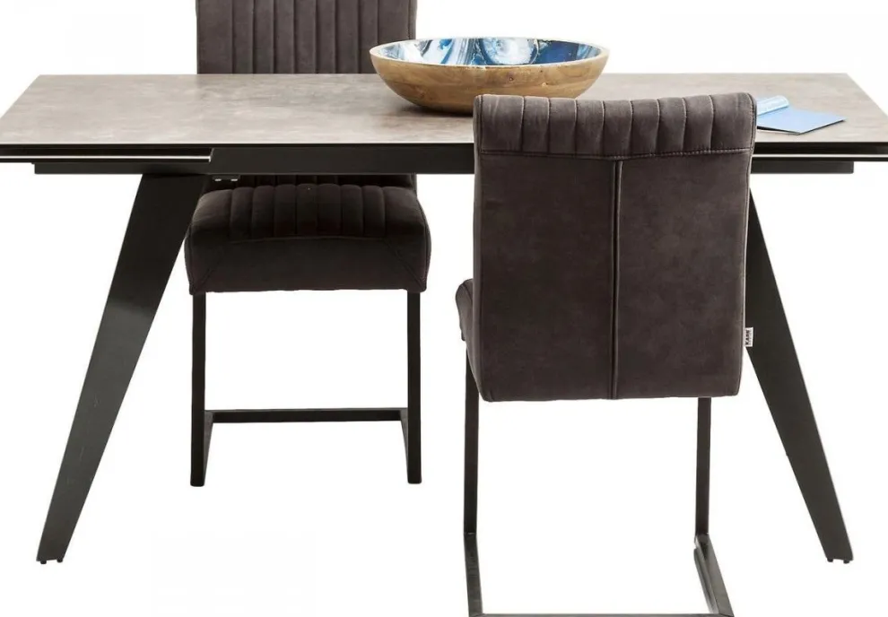 Uitschuiftafel Amsterdam Donker 160(40+40)x90cm