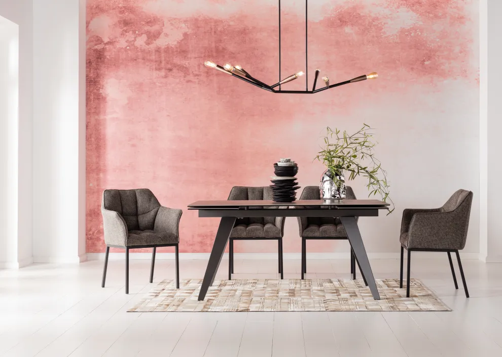 Uitschuiftafel Amsterdam Donker 200(45+45)x100cm