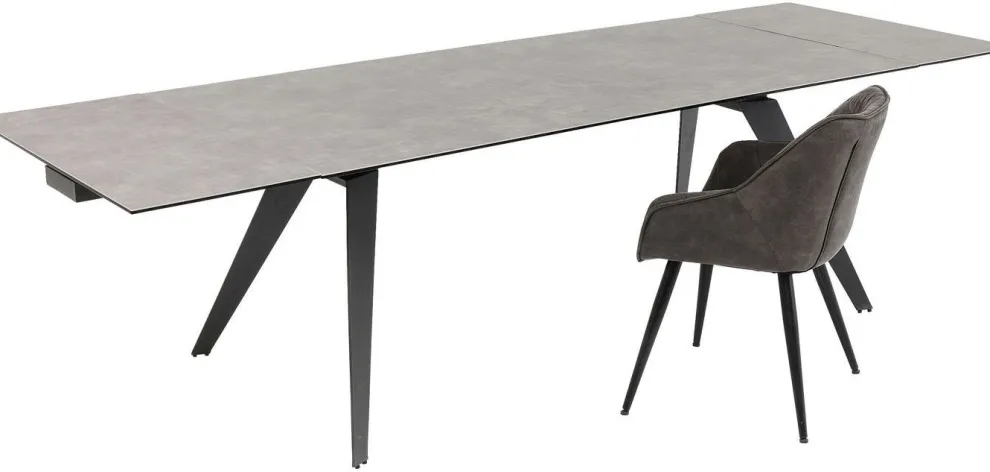 Uitschuiftafel Amsterdam Donker 200(45+45)x100cm