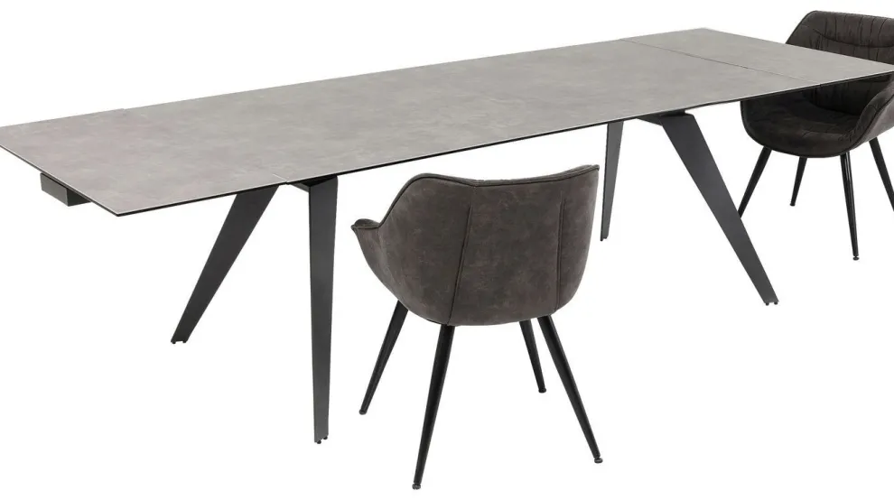 Uitschuiftafel Amsterdam Donker 200(45+45)x100cm