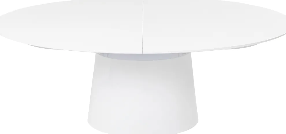 Uitschuiftafel Benvenuto Wit 200(50)x110cm