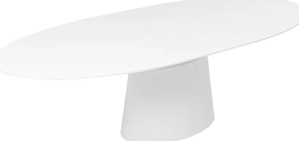 Uitschuiftafel Benvenuto Wit 200(50)x110cm