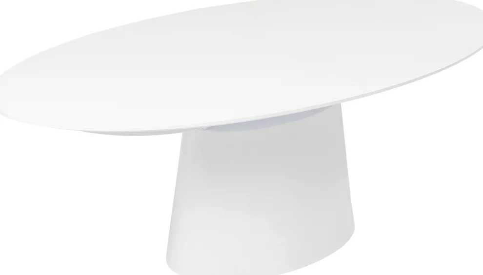 Uitschuiftafel Benvenuto Wit 200(50)x110cm