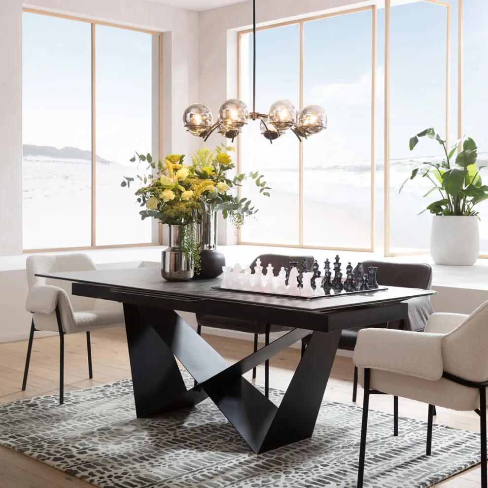 Uitschuiftafel Connesso 200(+60)x100cm