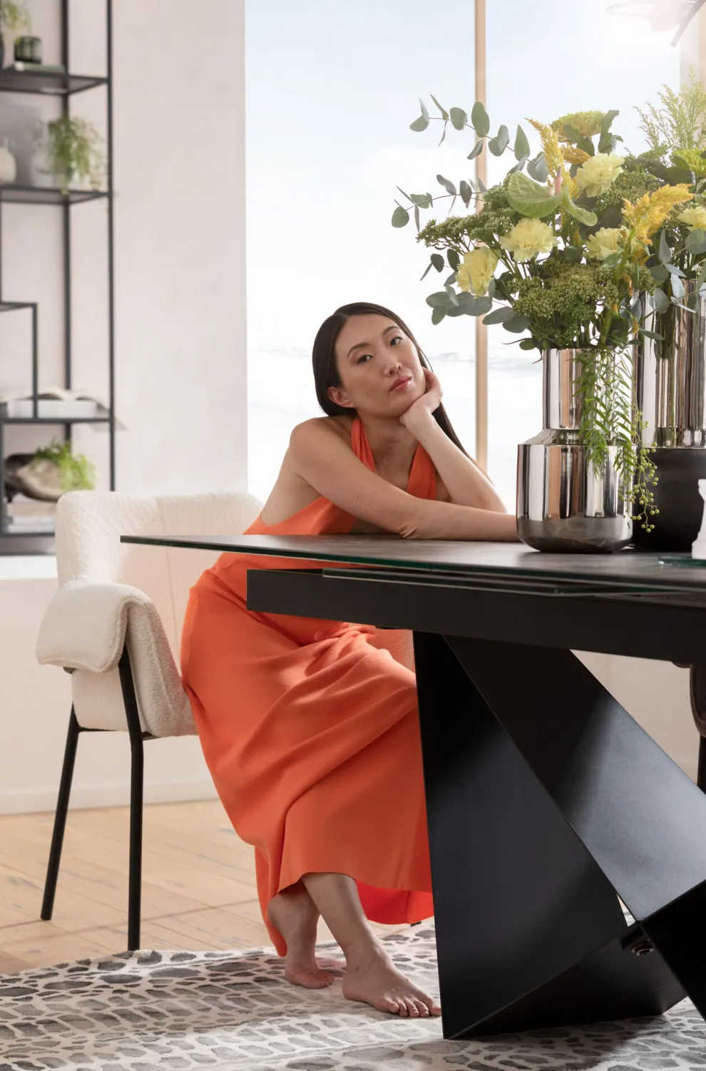 Uitschuiftafel Connesso 200(+60)x100cm