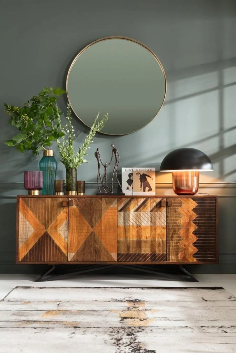 Vaas Barfly Donker Groen 25cm