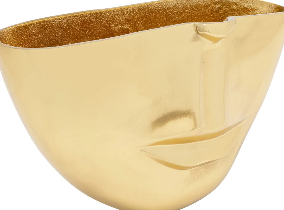 Vaas Half Face Gold 38cm