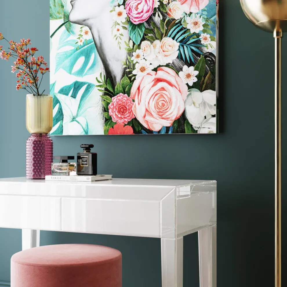 Vaas Marvelous Duo Geel Lila 38cm