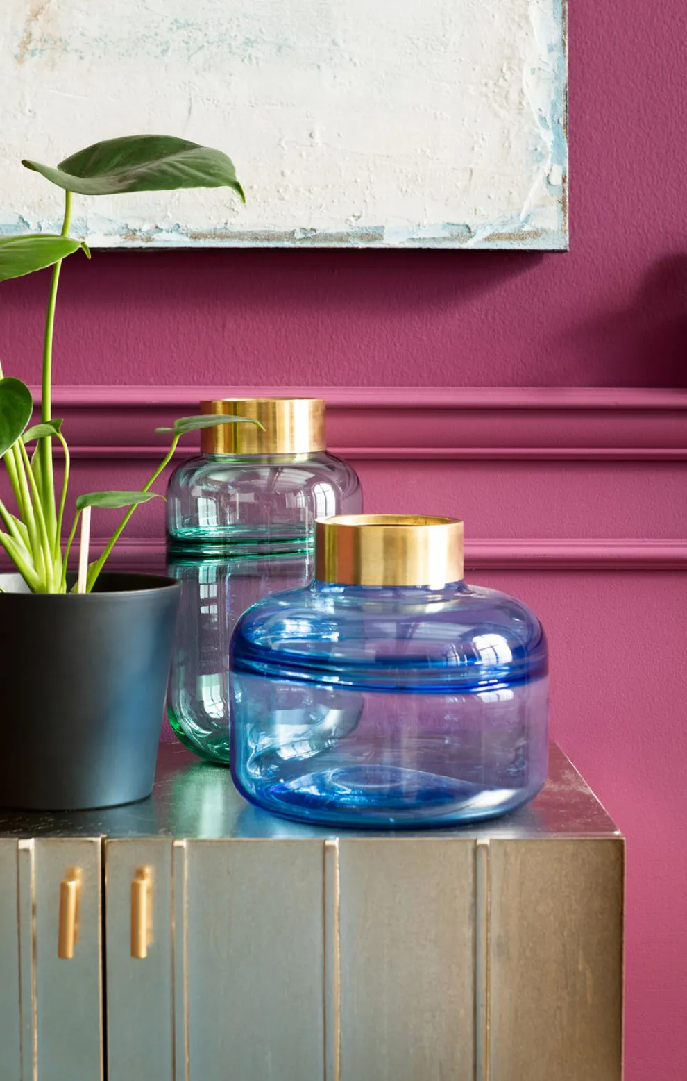 Vaas Positano Belly Groen 28cm