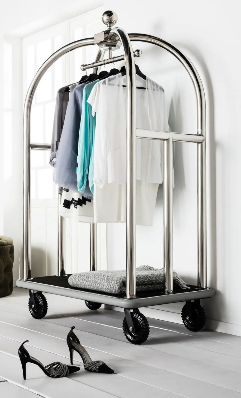 VIP Bagage Trolley Vegas Zilver