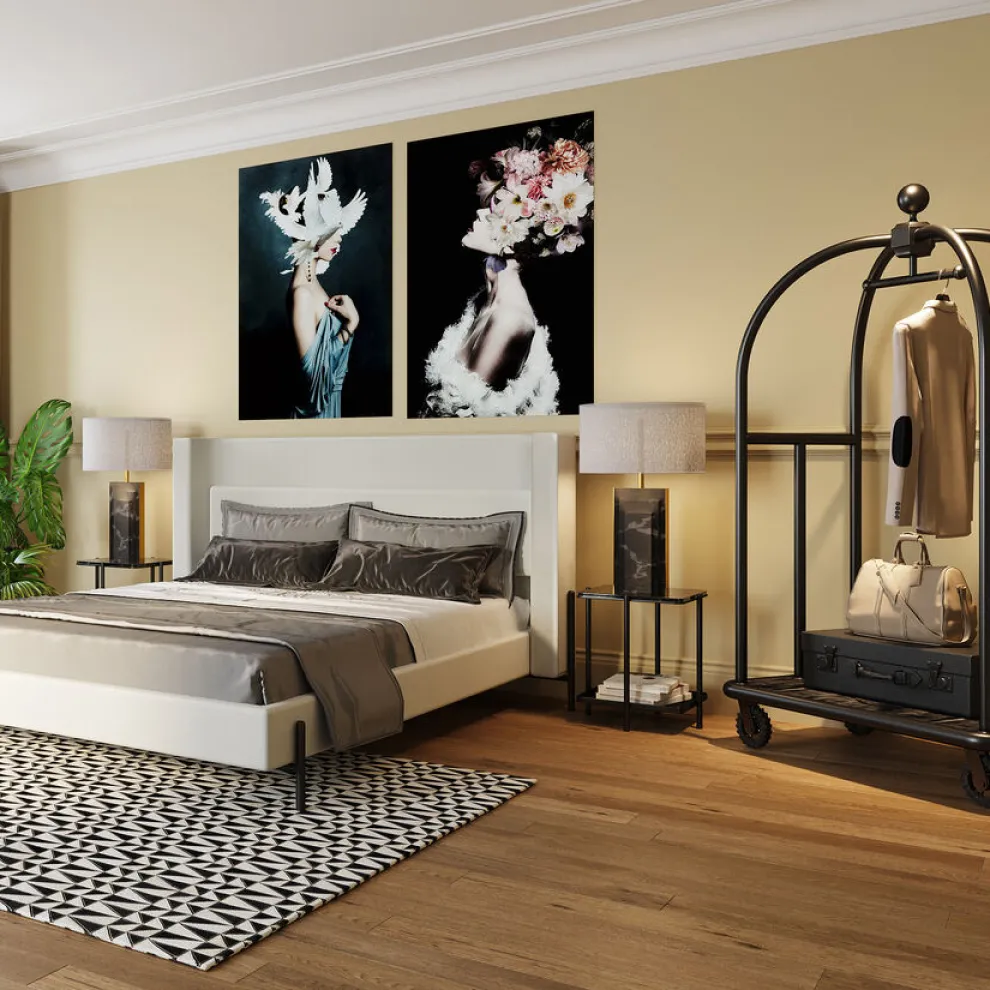 VIP Bagage Trolley Vegas Mat Zwart