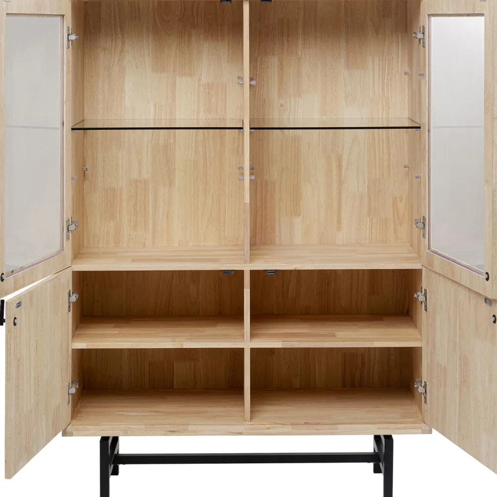 Vitrinekast Copenhagen 100x150cm