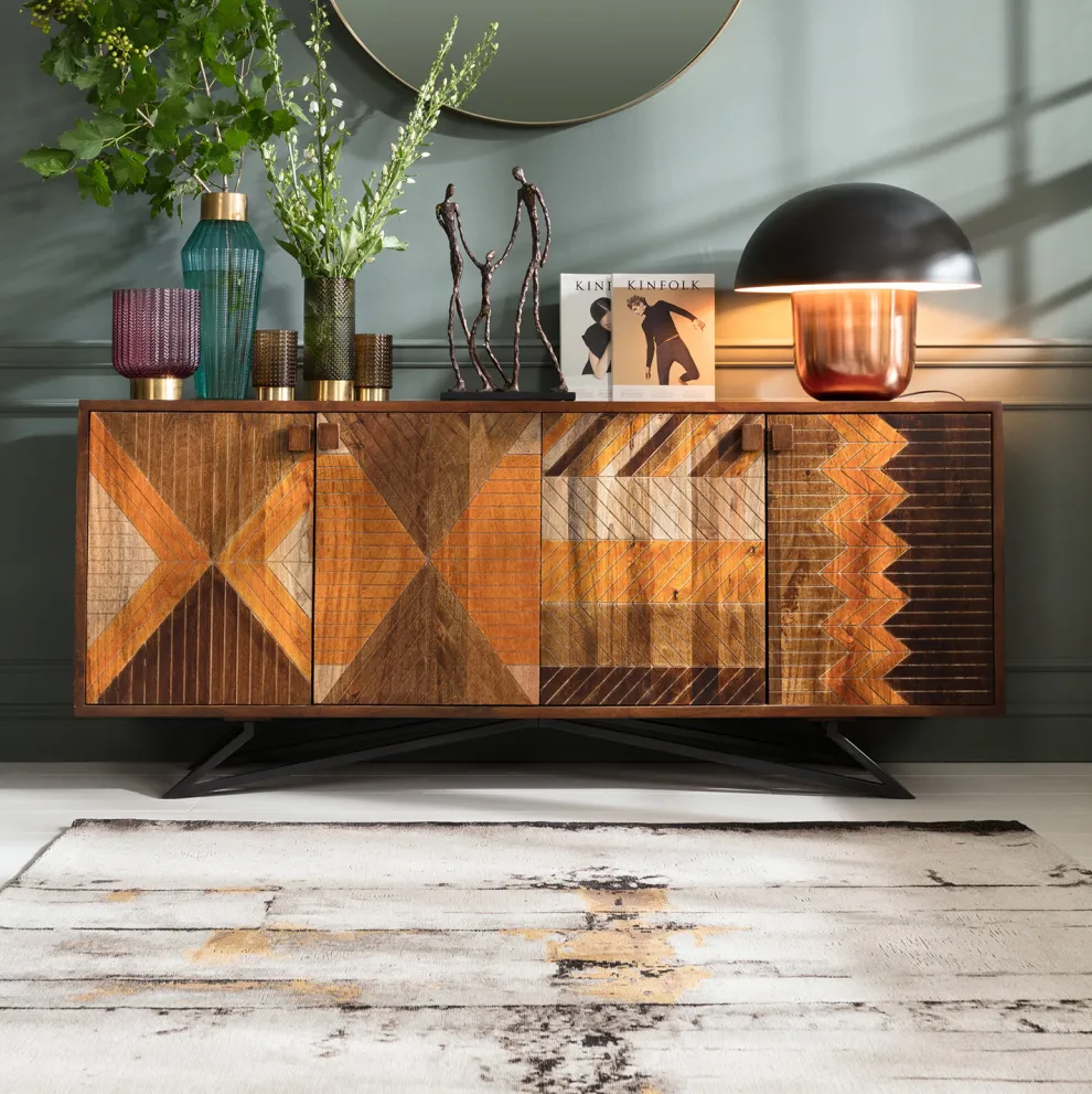 Vloerkleed Abstract Grey Line 170x240cm