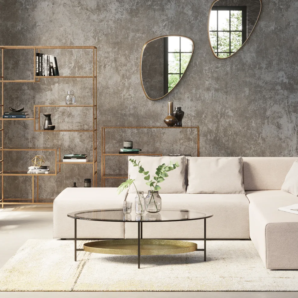 Vloerkleed Abstract Beige 170x240cm