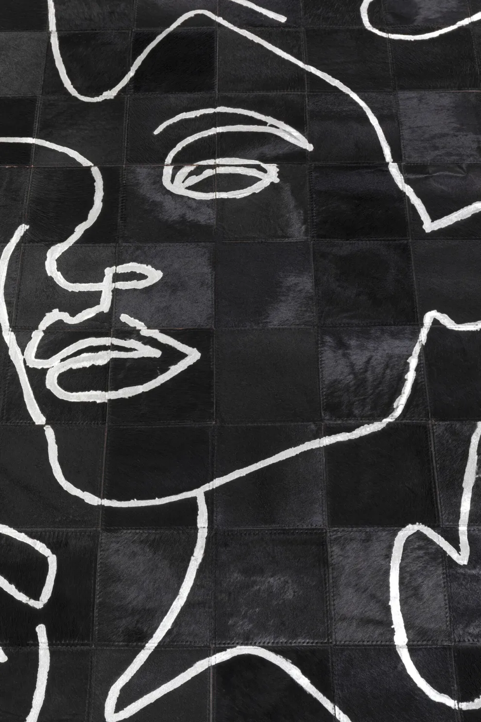 Vloerkleed Art Faces 200x300cm